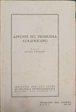 Appunti sul problema eurafricano