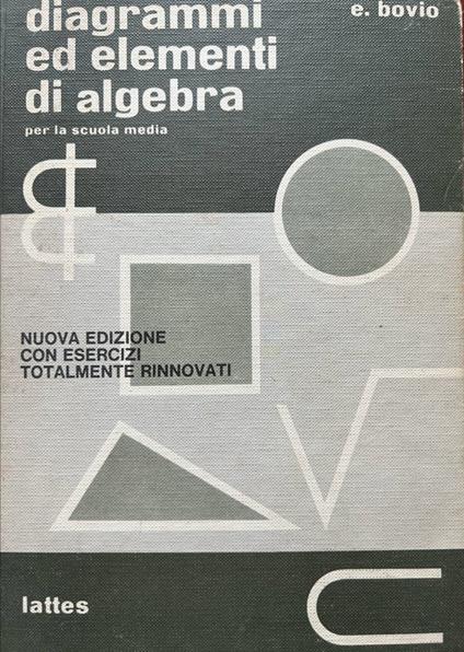 Diagrammi ed elementi di algebra per la scuola media - copertina