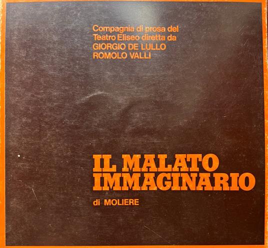 Il malato immaginario - Molière - copertina