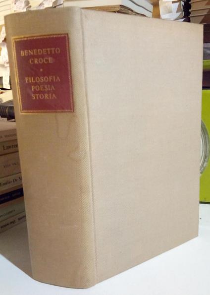 Filosofia Poesia Storia - Benedetto Croce - copertina
