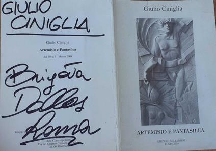 Artemisio e Pantasilea dal 10 al 31 Marzo 2004 - copertina