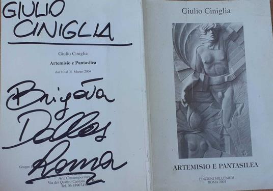 Artemisio e Pantasilea dal 10 al 31 Marzo 2004 - copertina