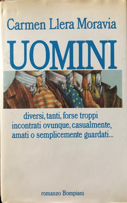 Uomini - Carmen Llera Moravia - copertina