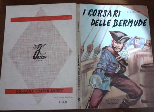 I corsari delle bermude - Emilio Salgari - copertina