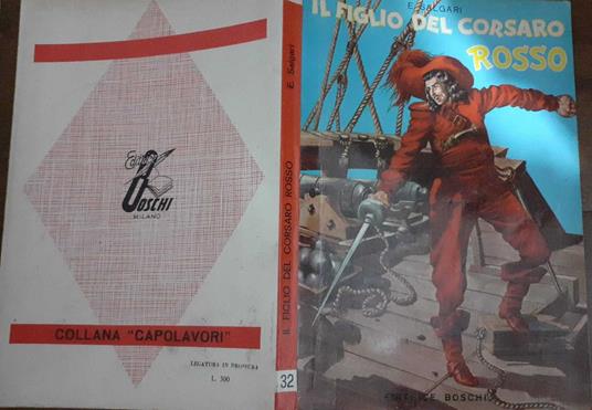 Il figlio del corsaro rosso - Emilio Salgari - copertina