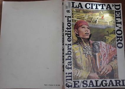La città dell'oro - Emilio Salgari - copertina