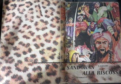 Sandokan alla riscossa - Emilio Salgari - copertina