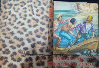 Sandokan nel cerchio di fuoco - Emilio Salgari - copertina