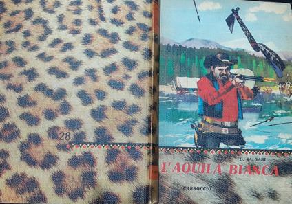 L' Aquila bianca - Emilio Salgari - copertina