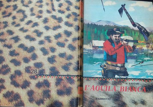 L' Aquila bianca - Emilio Salgari - copertina