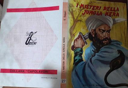 I misteri della jungla nera - Emilio Salgari - copertina