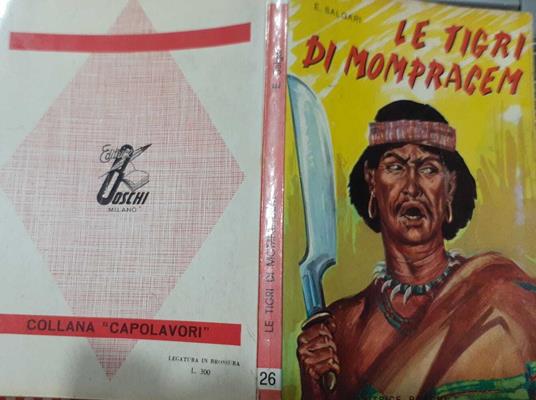 Le tigri di Mompracem - Emilio Salgari - copertina