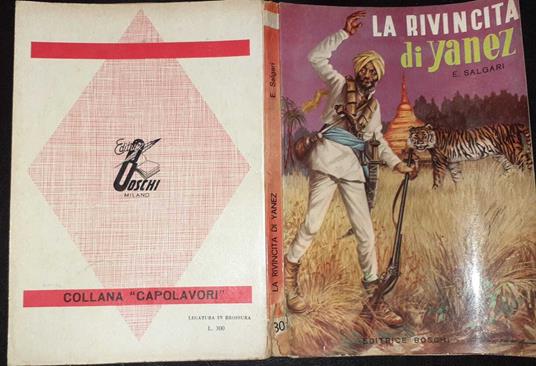 La rivincita di Yanez - Emilio Salgari - copertina