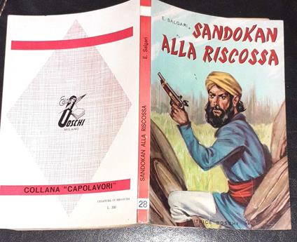 Sandokan alla riscossa - Emilio Salgari - copertina