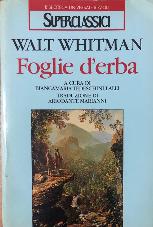 Foglie d'erba - Walt Whitman - copertina
