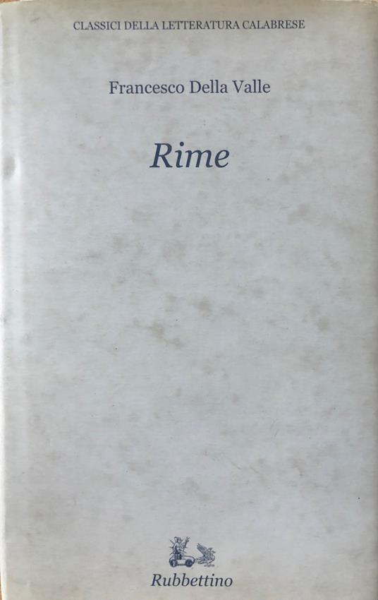 Rime - copertina