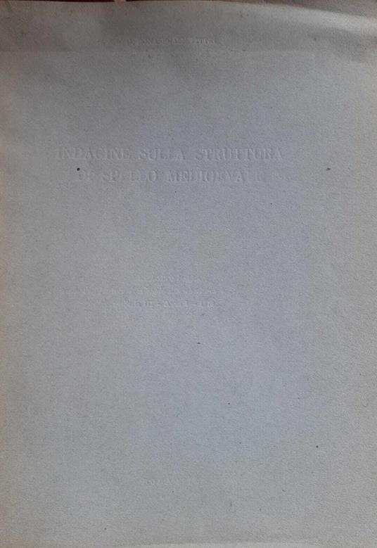 Indagine sulla struttura di Spello medioevale - copertina