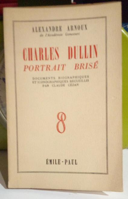 Charles Dullin: Portrait brisé - copertina