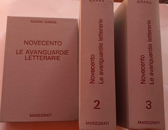 Novecento. Le avanguardie letterarie. Volume 1-2-3 - Gianni Grana - copertina