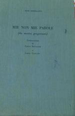 Mie non mie parole (da motivi gregoriani)