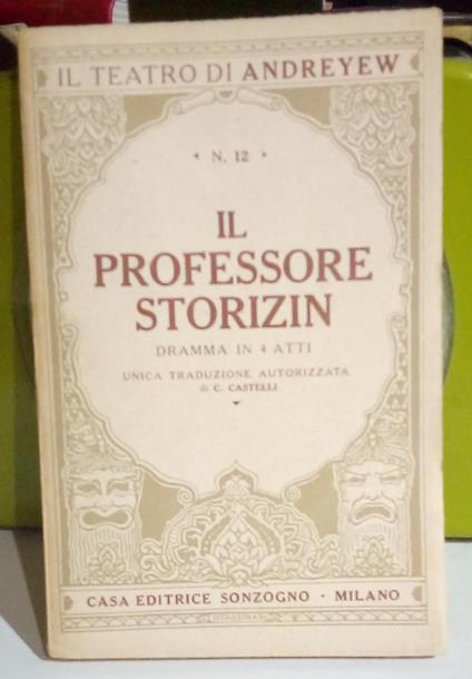 Il professore Storizin - Leonid Andreev - copertina