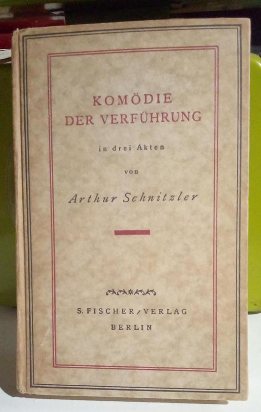 Komödie der Verführung in drei Akten - Arthur Schnitzler - copertina