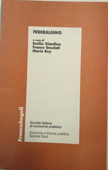 Federalismo - copertina