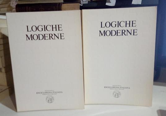 Logiche moderne, un volume due tomi - copertina