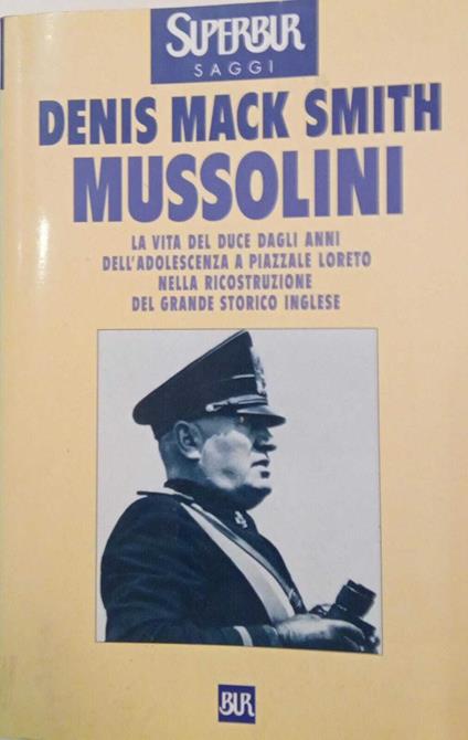 Mussolini - Denis Mack Smith - copertina