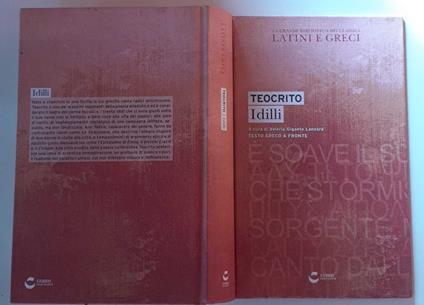 Idilli. Testo greco a fronte - Teocrito - copertina