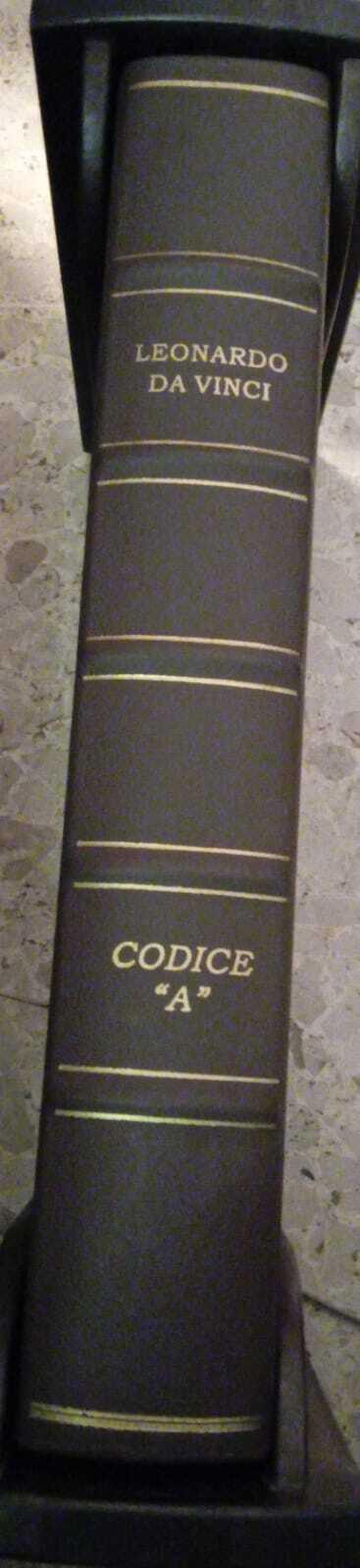 Codice "A" (2173) dell'Istituto di Francia integrato dal codice Ashburnham 2038 - Leonardo da Vinci - copertina
