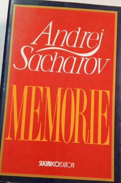 Memorie - Andrej Sacharov - copertina