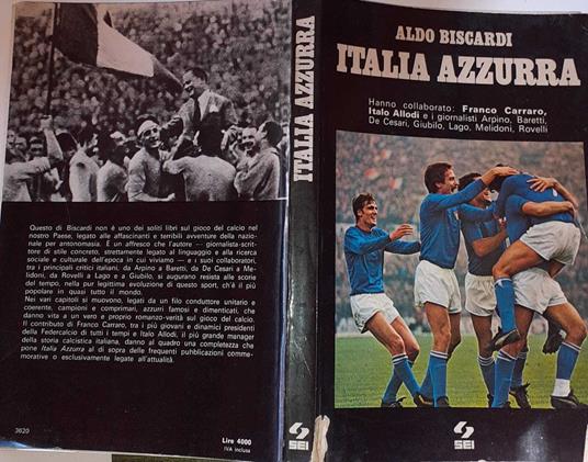 Italia azzurra - Aldo Biscardi - copertina
