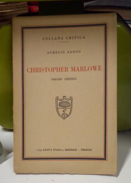 Christopher Marlowe - Aurelio Zanco - copertina