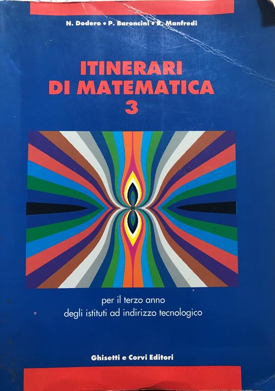 Itinerari di matematica 3 - copertina