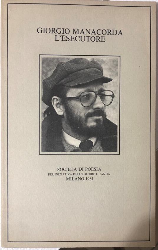 L' esecutore - Giorgio Manacorda - copertina