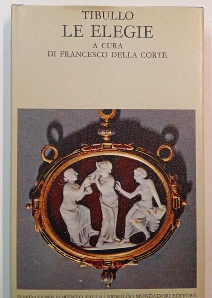 Le elegie - Albio Tibullo - copertina