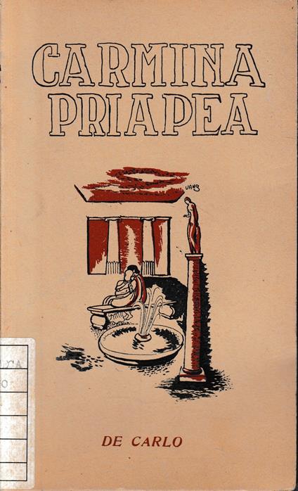 Carmina priapea - copertina