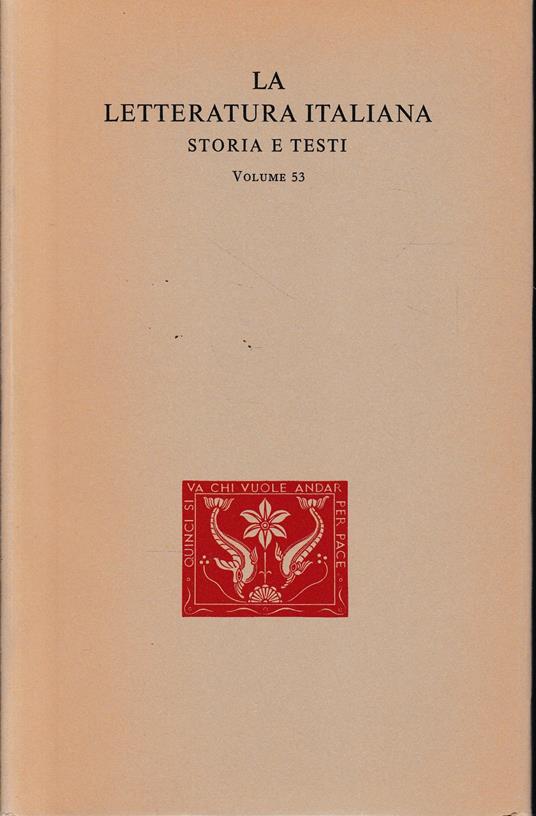 Alessandro Manzoni, opere. Vol. 53 - copertina