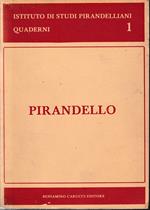 Istituto di studi Pirandelliani, quaderni 1