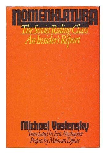 Nomenklatura: The Soviet Ruling Class - copertina