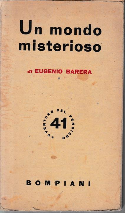 Un mondo misterioso - Eugenio Barera - copertina