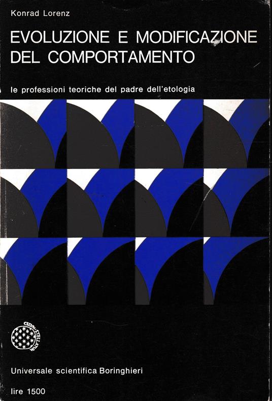 Evoluzione e modificazione del comportamento - Konrad Lorenz - copertina