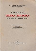 Fondamenti di chimica biologica in relazione alla fisiologia umana