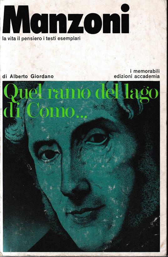 Manzoni - Alberto Giordano - copertina