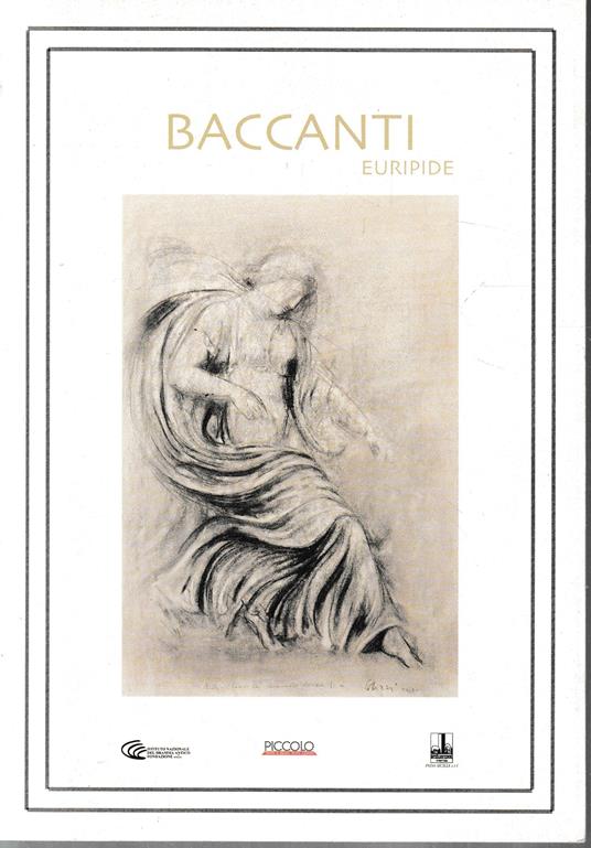 Baccanti - Euripide - copertina