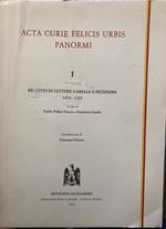 Acta curie felicis urbis panormi. Volume I
