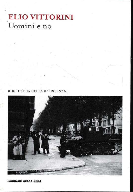 Uomini e no - Elio Vittorini - copertina