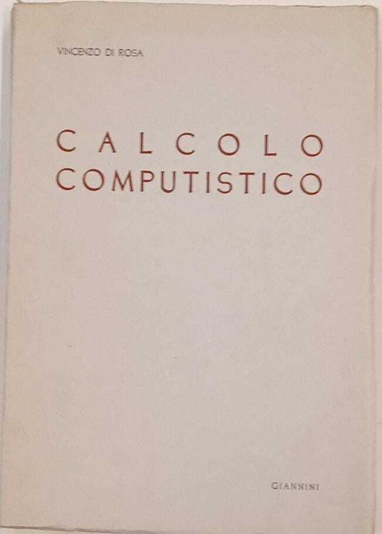 Calcolo computistico - copertina