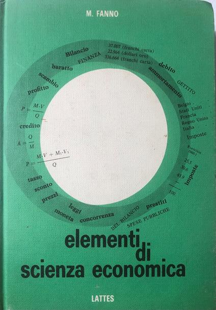 Elementi di scienza economica - copertina